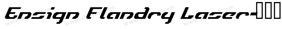 Ensign Flandry Laser字体转换